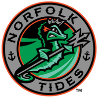 Norfolk Tides Baseball Club (AAA affiliate of the Baltimore Orioles) Logo