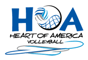 Heart of America Volleyball Logo