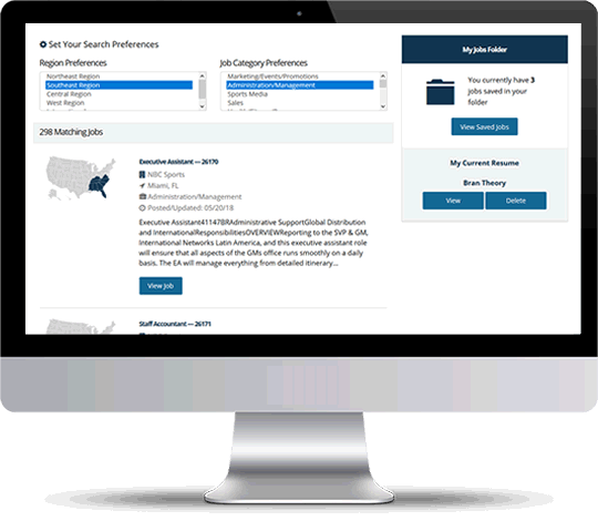 The Jobs in Sports Member Dashboard allows you to view and apply for the sports jobs of your dreams, all over the country.